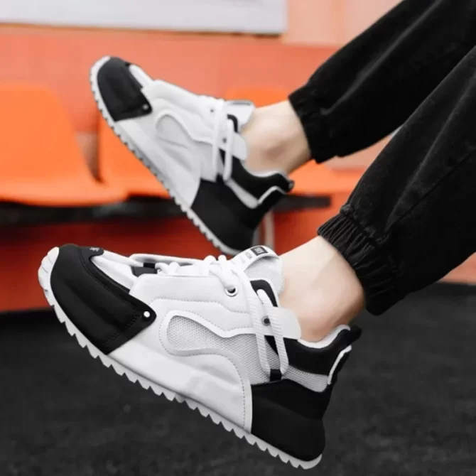 Men Sneaker Breathable Casual Shoe Thick Sole Heightening Shoes for Men Designer Platform Running Shoe - Image 5