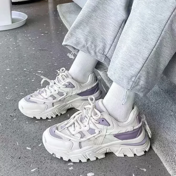 Women's Sneakers Spring Casual Platform Flat Sports Running Basket Tennis Shoes for Women - Image 4
