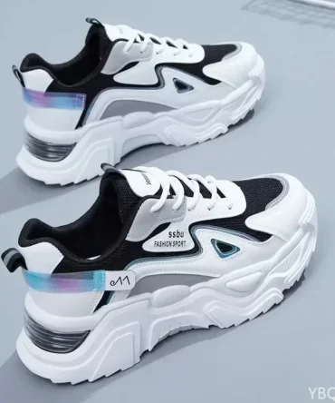 2025 Sneakers Women Platform Flat Shoes Woman Shoes Green Casual Trainers Ladies Chunky Sneakers Women Shoes