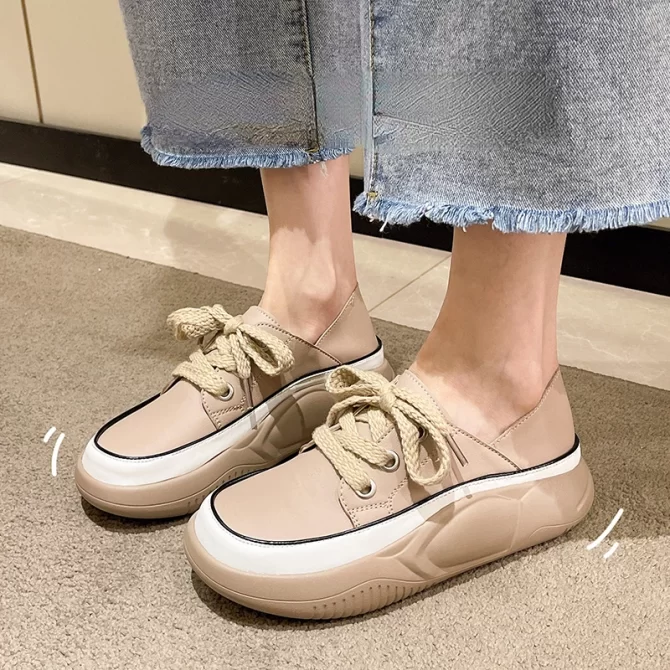Platform Sneakers Women Shoes Height Increase Plus Size Woman Shoes Designer Sneakers White Designer Shoes Shoes for Women - Image 2