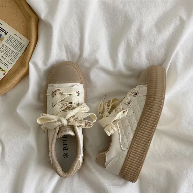 Women Sneakers Shoes for Women Casual Leather Woman Sports Shoes Tennis Sneakers Female Flats Designer Shoes - Image 2