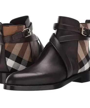 2023 Women Pu Leather Boots Women Casual Shoes Ankle High Fashion Boots Casual
