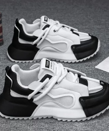 Men Sneaker Breathable Casual Shoe Thick Sole Heightening Shoes for Men Designer Platform Running Shoe