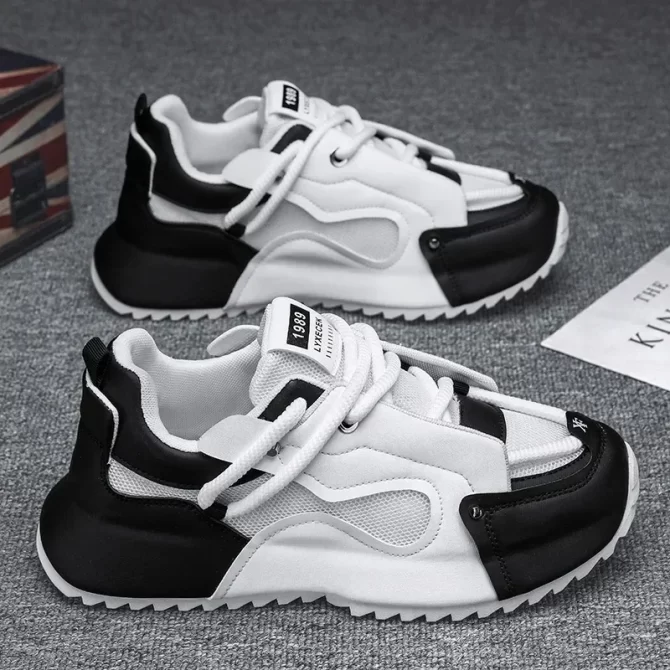 Men Sneaker Breathable Casual Shoe Thick Sole Heightening Shoes for Men Designer Platform Running Shoe