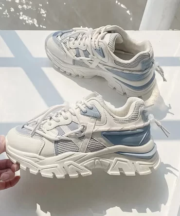 Women's Sneakers Spring Casual Platform Flat Sports Running Basket Tennis Shoes for Women