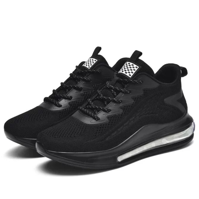 2024 Casual Shoes Breathable and Anti slip Walking Shoes Men's Shoes Outdoor Comfortable and Fashionable Lace up Running Shoes - Image 4