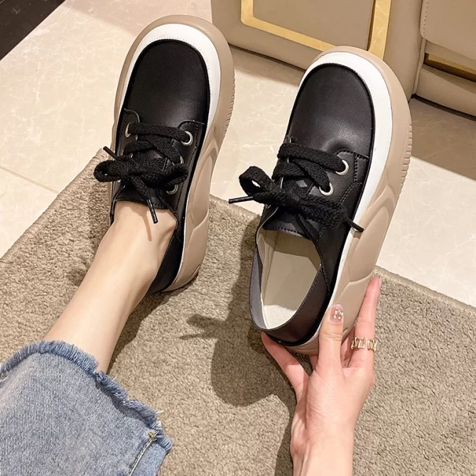 Platform Sneakers Women Shoes Height Increase Plus Size Woman Shoes Designer Sneakers White Designer Shoes Shoes for Women - Image 3